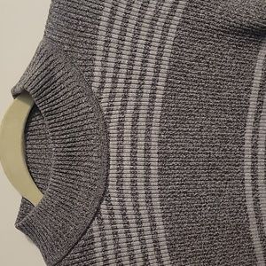 Karen Scott mock turtleneck ribbed sweater